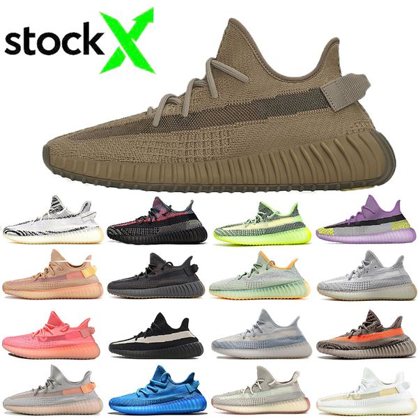 

2020 new desert sage earth cinder running shoes zyon yecheil yeshaya flax linen zebra bred synth clay oreo gid static mens trainers sneaker, White;red
