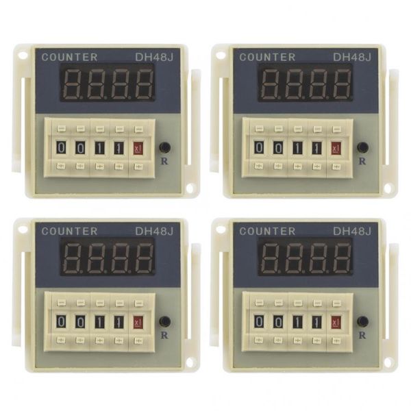 

dh48j-a(11) digital counter display lcd screen counter signal input 11 pin 0-999900