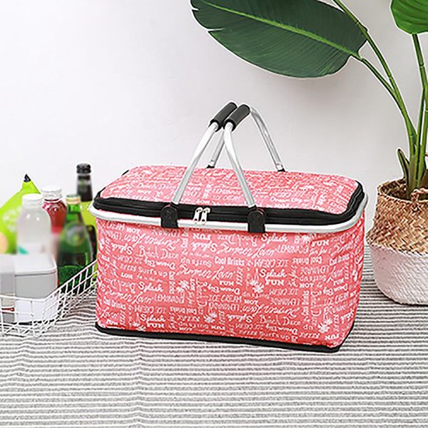 

outdoor camping picnic bag cooler organizer vacation trunk cooler box for cold