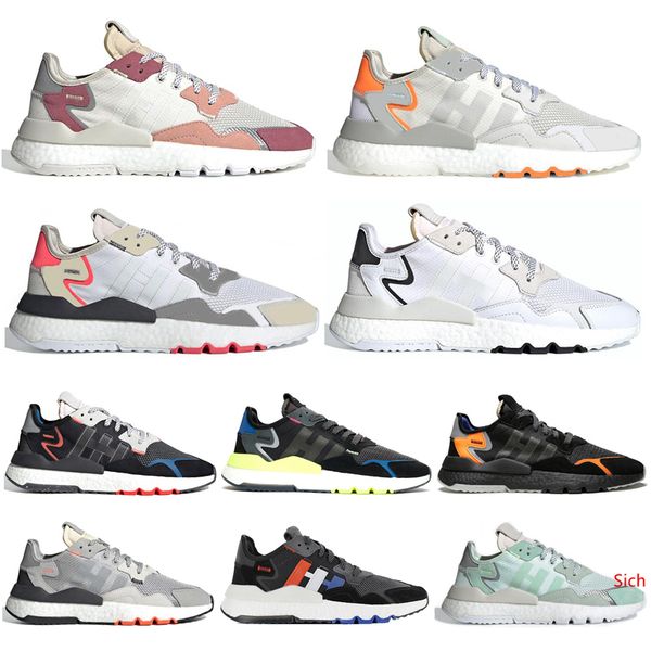 

ale nite jogger 3m reflective running shoes beige triple white black ice mint trace pink women mens trainer sports sneakers 36-45