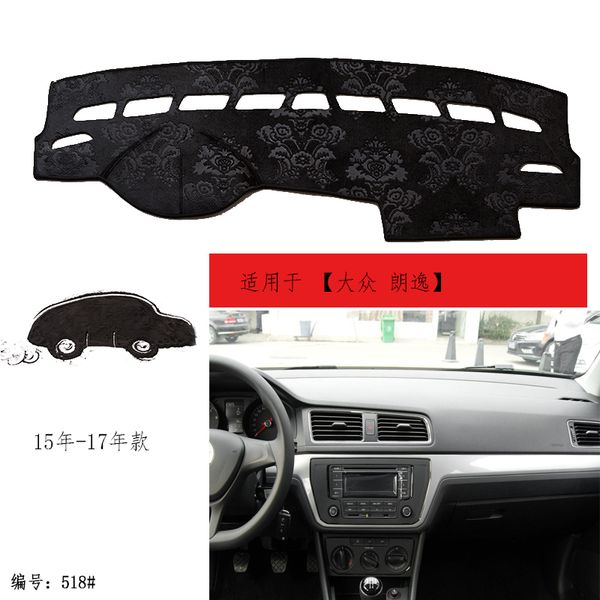 

tommia for lavida 15-17 dashboard pad cover dash mat anti-sun velvet instrument