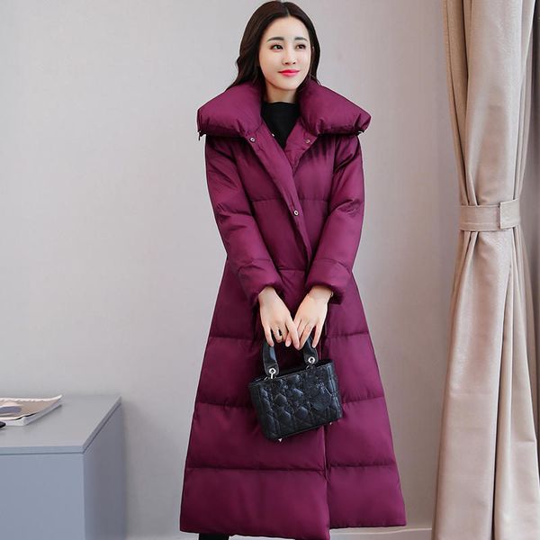 

women's down & parkas winter jacket women clothing parka coat warm female plus size thicken padded casaco feminino woman outerwear q263, Black