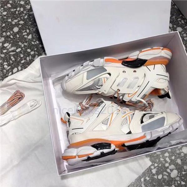 

triple s track 3.0 повседневная обувь мужчина женщина кроссовки на шнуровке смешанные цвета зашнуровать дедушка тренер дизайнерская обувь ch, Black