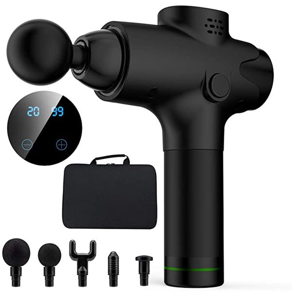 

massage gun deep tissue percussion 20 speed handheld electric body massager device deep relaxation portable super quiet