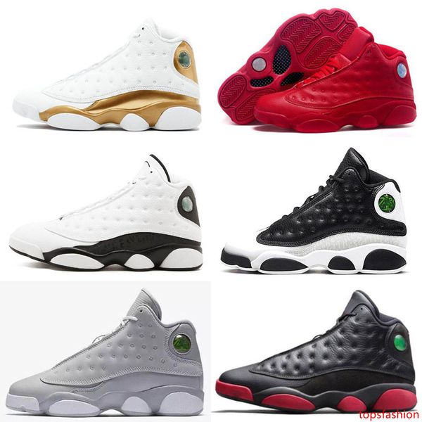 

высокое качество jumpman 13 wolf gray, chicago white fatal pink outdoor shoes скидка мужские спортивные кроссовки на открытом воздухе размер