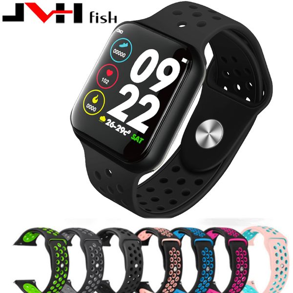 

new iwo10 f8 smartwatch ip67 waterproof heart rate blood pressure women men sport smart watch smart bracelet for android ios, Slivery;brown