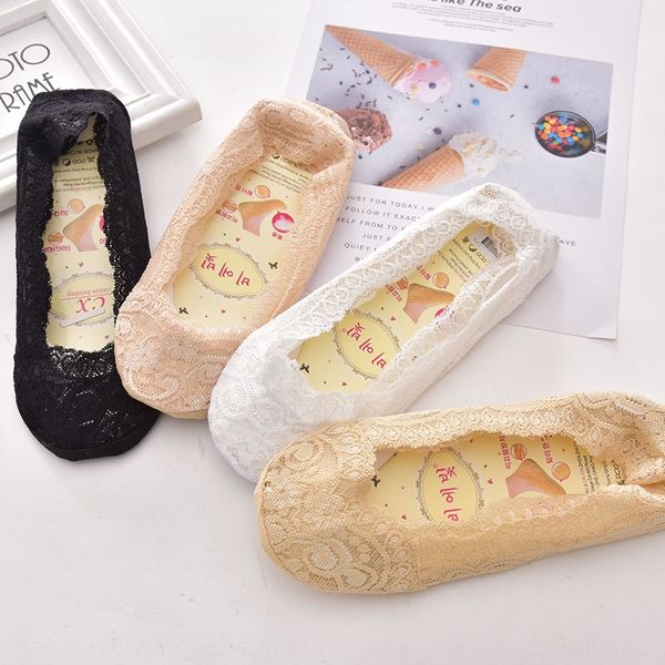 

4rfkq mesh screen net simple invisible breathable female lace mesh socks lace screen net simple invisible breathable female soc, Pink;yellow