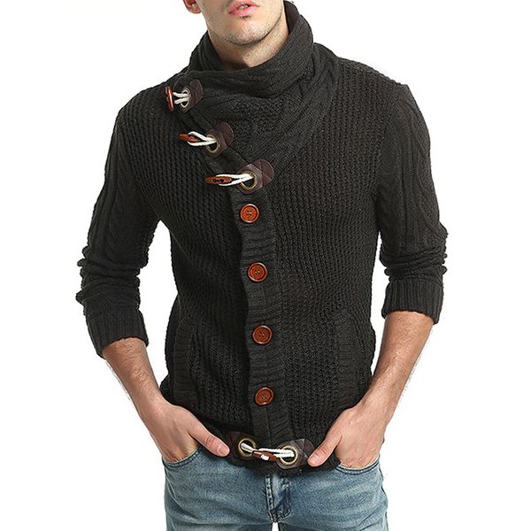 

england vintage men sweater long sleeve 2019 brand designer thick warm knitted pullovers sweaters for men spring streetwear a369, White;black