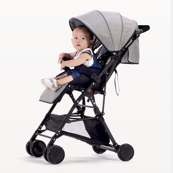 

детская коляска ultra light портативный can sit лежащая складной высокий пейзаж дети автомобилей младенца рука нажмите зонт carriage