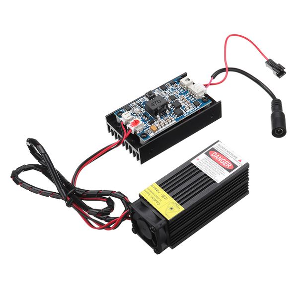 

la03-5000 450nm 5w лазерной гравировки модуль blue light withl modulation focusable для лазерной diy чпу для резки