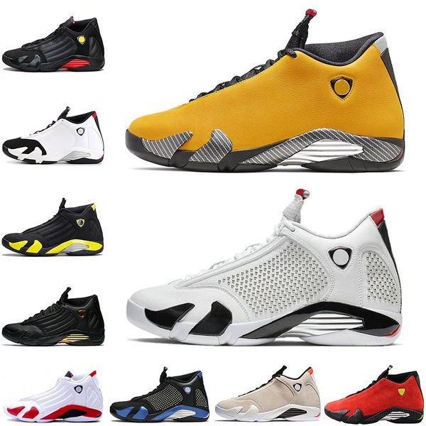 

in stock 2019 reverse gold 14 14s black blue white black red mens basketball shoes last scandy cane men sport designer sneakers, White;red