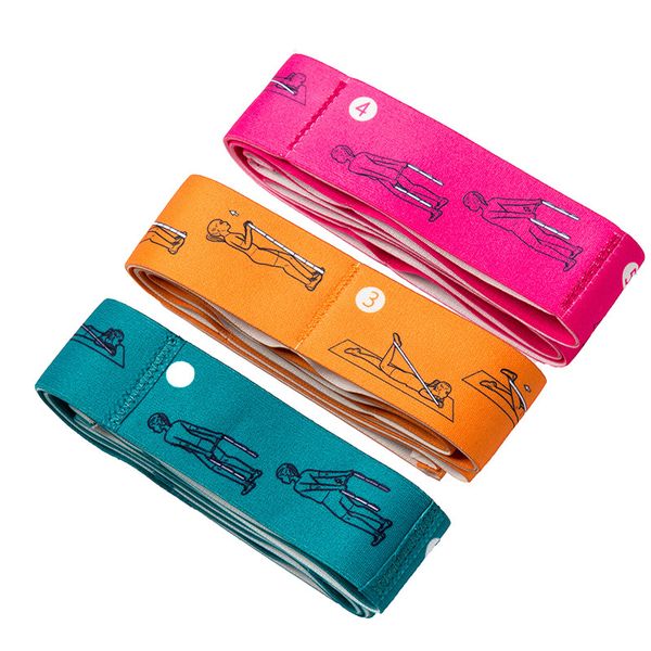 

resistance bands yoga pilates pull strap belt latin dance stretching training elastic band loop gym fitness exercise