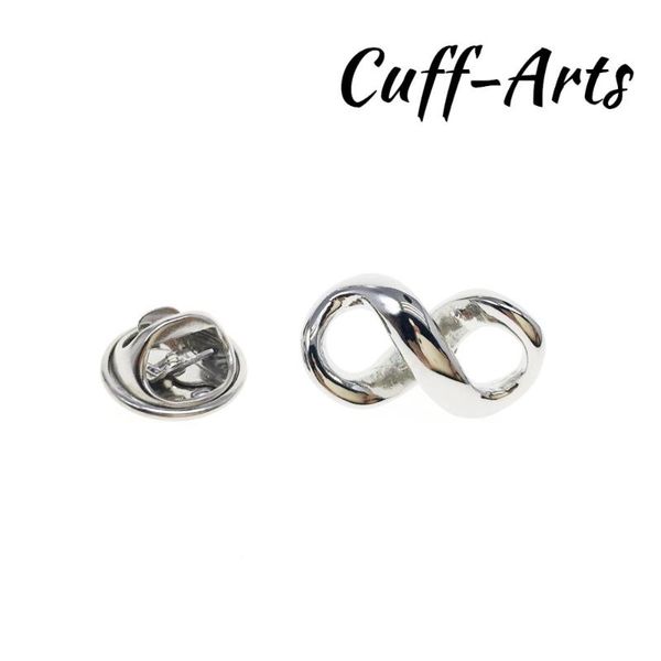 

brooch lapel pin for men pins and brooches infinity symbol lapel pin badge jewelry broche de la solapa by cuffarts p10210, Gray