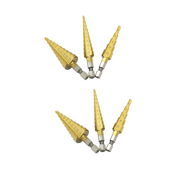 

2 pieces hss conical drill steel titanium drill bit set 3-12mm 4-12 / 20mm