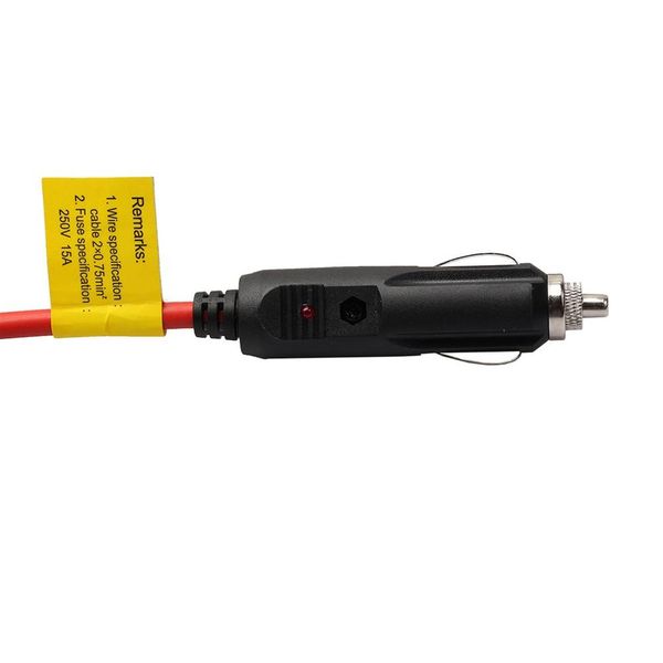 

red copper cigarette lighter power extension cord 12v 24v universal car cigarette lighter power extension cable