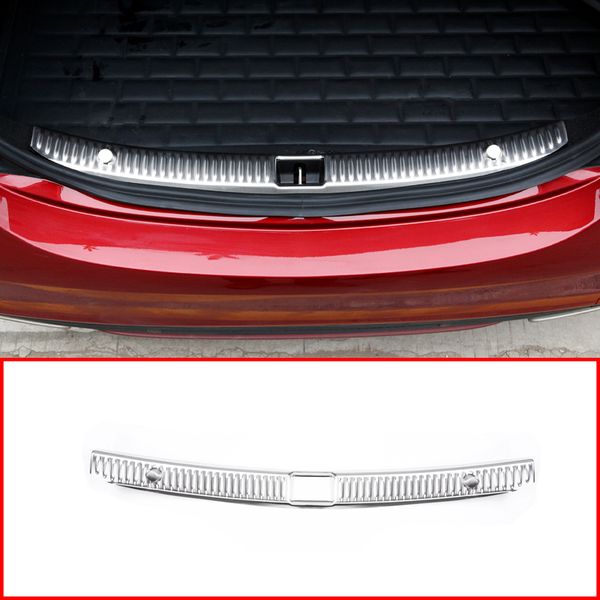 

for c class w205 c200 c180 c260 c63 2015-2019 car stainless rear bumper inner sill plate protector cover trim