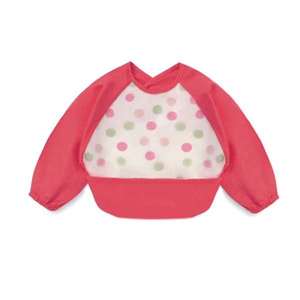 

6-24m waterproof breastplate bavoir baby bibs cartoon slyunyavchik long smock newborn kids feeding smock saliva towel baberos