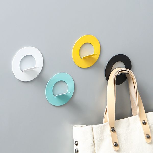 

1pcs non-perforated hook non-marking nail sticky hook creative kitchen wall wall-mounted bearing bathroom adhesive clothes
