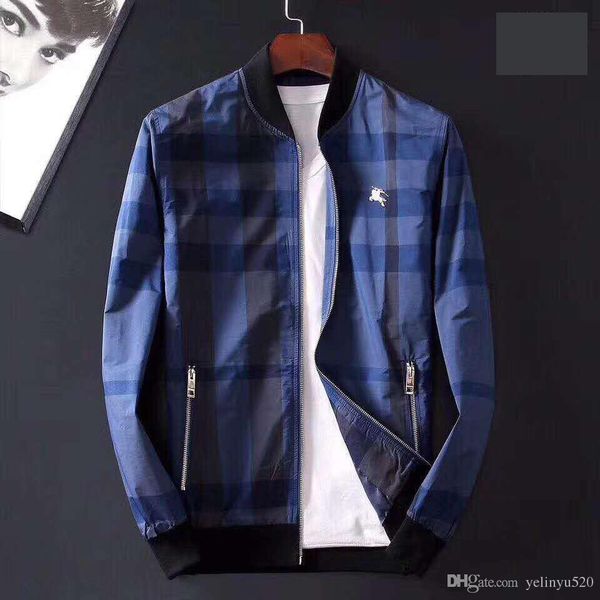 

19 new luxury men's outdoor casual brand casual zipper jacket fashion trend men's jacket jacket soft windproof waterproof fabric m, Black;brown
