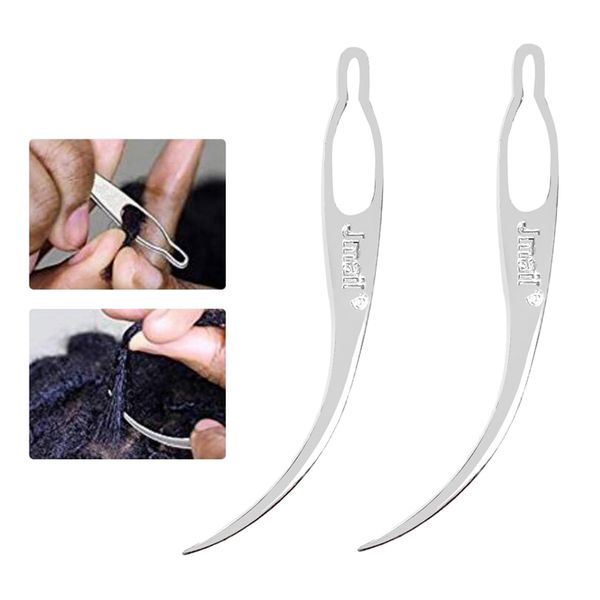 

2 pieces dreadlocks tool dreadlocks hair interlocking braiding 3in