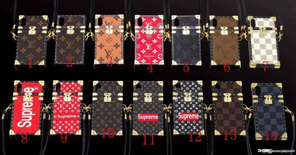 

Luxury printing letter brand phone ca e cover for iphone x x xr x max 6 6plu 6 7 7plu 8 8plu tpu ilicone oft hell with lanyard