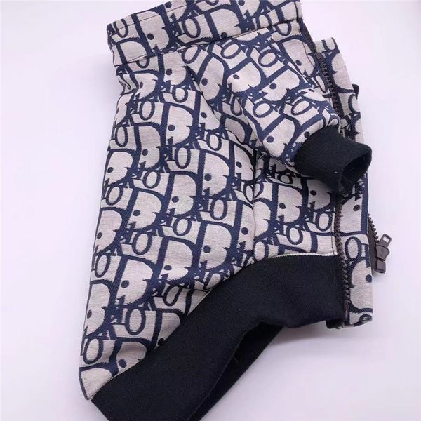 

trendy letter pets coats spring personality lovely pet sweatshirts fashion printed pattern teddy bullbog costumes apparel