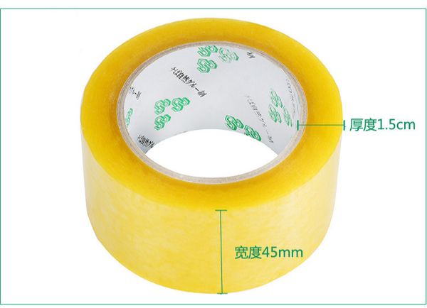 

packing tape thickness 1.5cm yellow sealing tape 45*100y