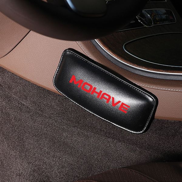 

pu leather car knee pad for kia mohave leg cushion thigh support pillow interior car accessories
