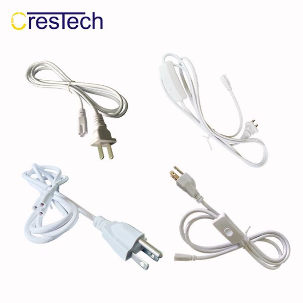 

6ft 180cm power extension cord cable strip for led t5 t8 t10 t12 light tube, power wire cable, tube power cord us