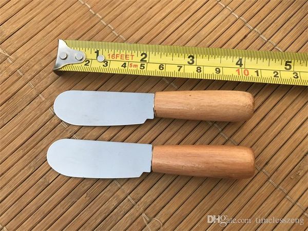 

stainless steel butter knife with wooden handle wedding gifts for guests cheese knife dinner tools tableware