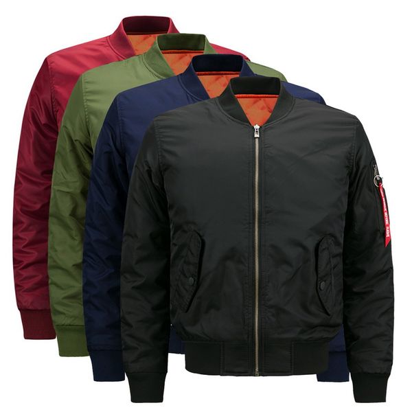 

2019 men jacket zipper pocket men oversize outwear streetwear autumn winter brand fashion motercycle thin thick jackets, Black;brown