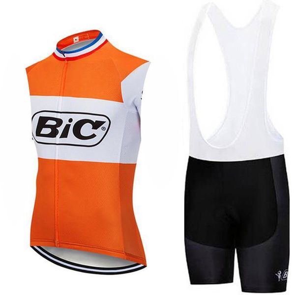 

2020 bic 2020 summer sleeveless quick drying racing bicycle mountain mtb pro team cycling jersey bike clothing, Black;red