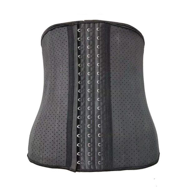 

25 steel boned latex mesh waist trainer corset women black beige xs-3xl postpartum recovery workout tummy control shapewear, Black;white