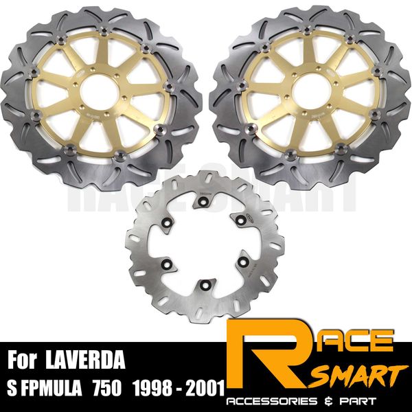 

rider motorcycle cnc front rear brake disk disc rotor for laverda s fpmula 750 1998 - 2001 floating motorcycles brake rotors