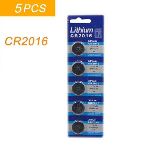 

5pcs/lot 1 card cr2016 3v lithium li-liom battery dl2016 ecr2016 lm2016 br2016 cr 2016 button cell coin batteries watch toys, Bronze;slivery