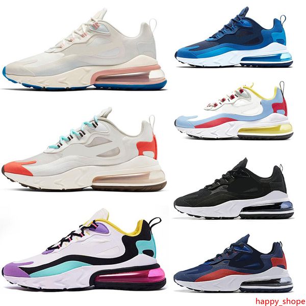 

new arrival react mens womens running shoes triple black white green yellow gray outdoor mens trainers sneakers size 36-45