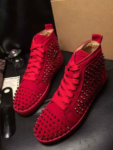 

fashion rivet genuine leather men boots women shoes british style lace-up shoes men luxury casual shoes big size, Black