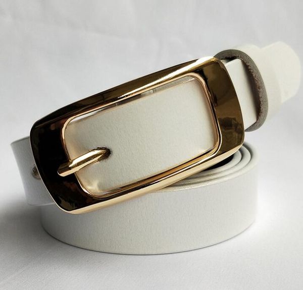 

Men belt women genuine leather black white color de igner cowhide male belt luxury belt hipping