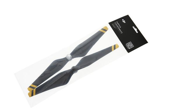 1 paio di eliche CW CCW autoserranti rinforzate 9450 per serie DJI Phantom 32 - nero + giallo