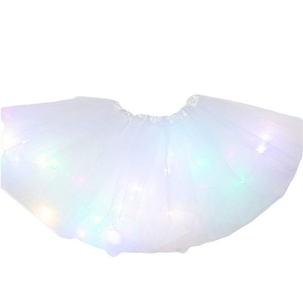 

kids girls baby tutu skirt fancy costume led light up pettiskirt ballet fashion baby kids skirt girls princess stars skirts