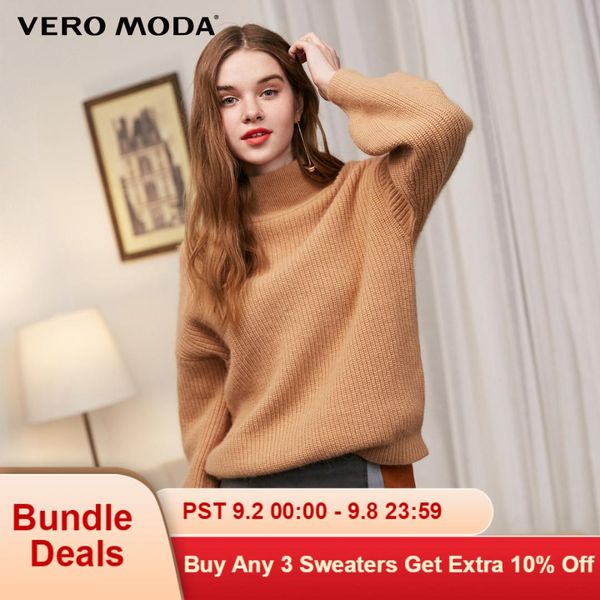 

women's ins back hollow-out high collar loose sweater | 318413588, White