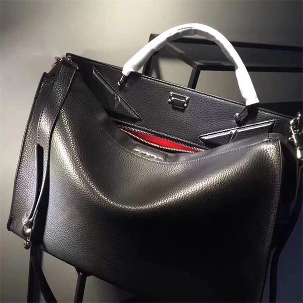 

designer luxury handbags purses women genuine leather atmospheric classic Handbag extra large capacity choulder bag inside