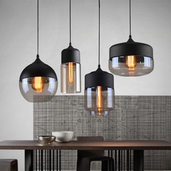 

modern design decorative nordic e27 glass pendant light