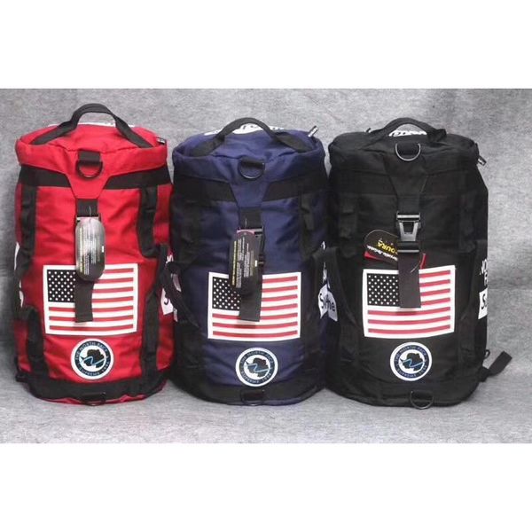 

sup 17ss designer backpack junior boys girls travel bucket bag the north backpacks supre joint face waterproof duffle bags totes bag c81301