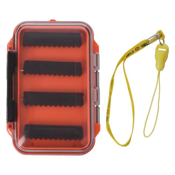 

double side waterproof pocket fishing box slid foam insert hold 170 flies