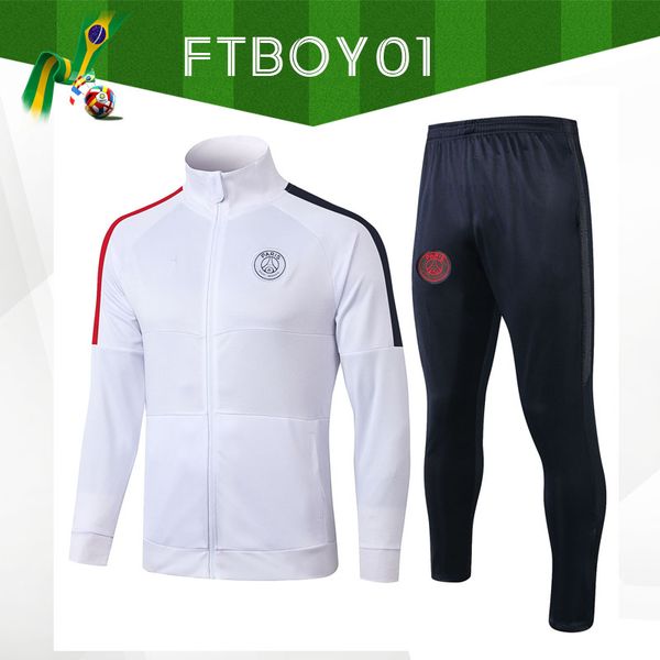 

2019 real madrid soccer tracksuit set home away football jackets training suit survetement chandal kit, Black