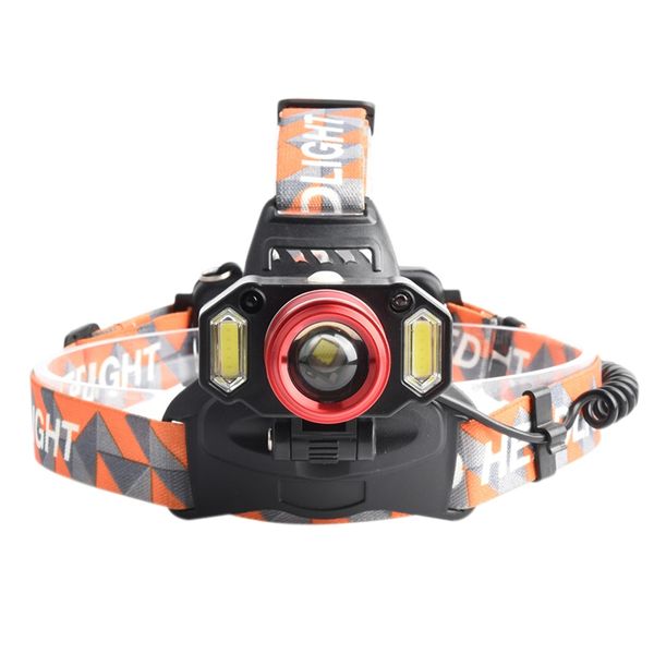 

head light lamp strong cob / t6 focusing system head-mounted rechargeable eu plug