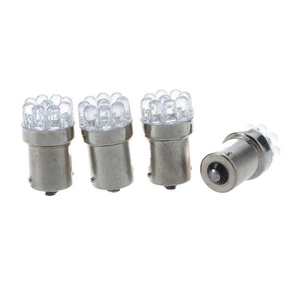 

4 x 1156 lamp bulb ba15s p21w 9 leds 12v white for car