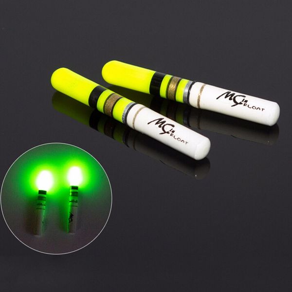 

luminous fishing float battery operated led float for dark water night fishing soft tail composite material