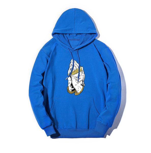 

designer mens hoodies palm print hooded thin customizable sweatshirts fashion brand pullover loose hoodies for men clothing m-5xl wholesale, Black